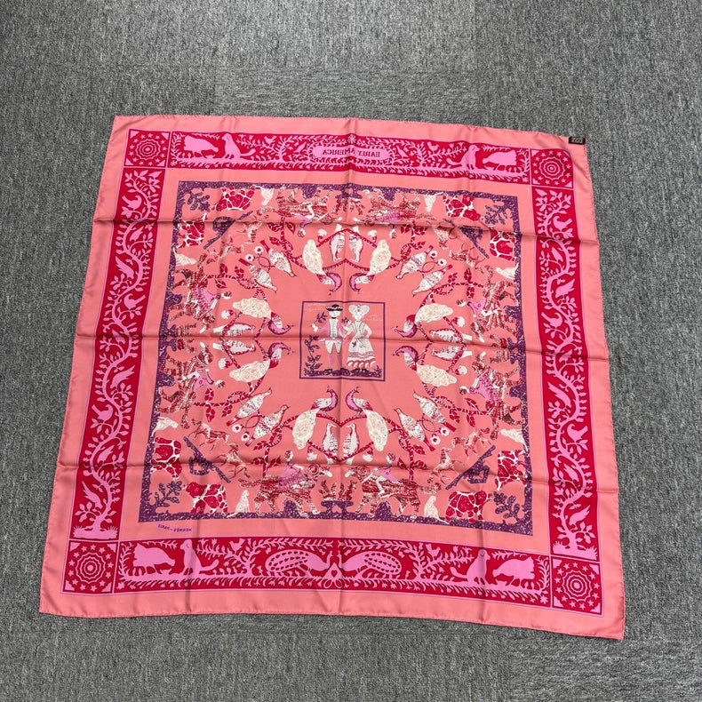 Hermes "Once Upon a Time" Silk Scarf-yf