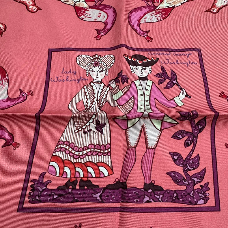 Hermes "Once Upon a Time" Silk Scarf-yf