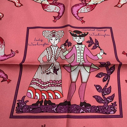 Hermes "Once Upon a Time" Silk Scarf-yf