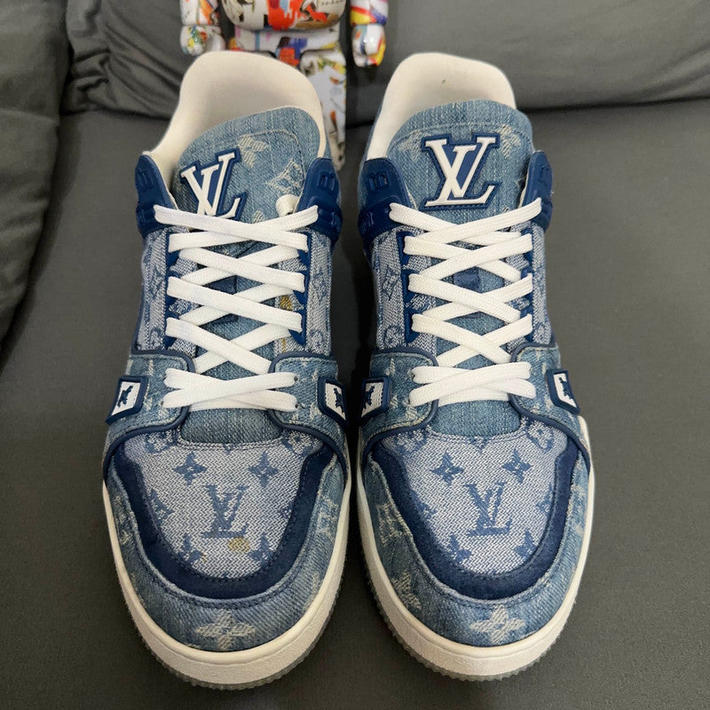 Louis Vuitton Denim Low Top Sneakers for Men 0079