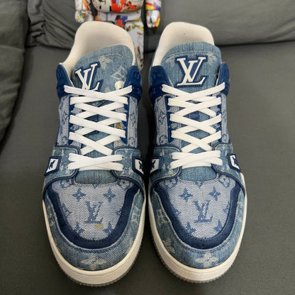 Louis Vuitton Denim Low Top Sneakers for Men 0079