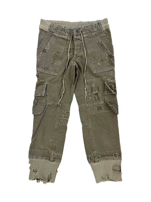 GREG LAUREN RIPSTOP CARGO PANTS