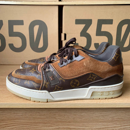 Louis Vuitton Brown Trainer Fashion Sneakers 0079