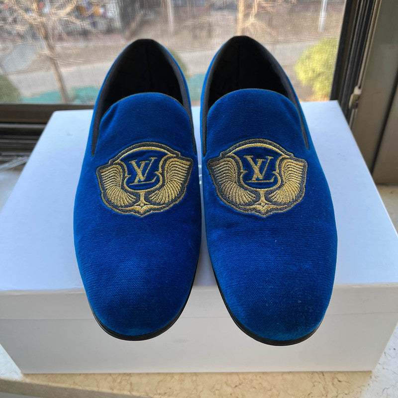 Louis Vuitton Auteuil Velvet Loafers for Men 0079