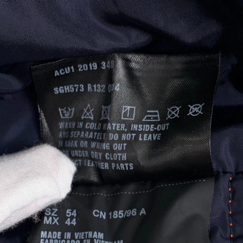 Prada Orange Puffer Jacket XL