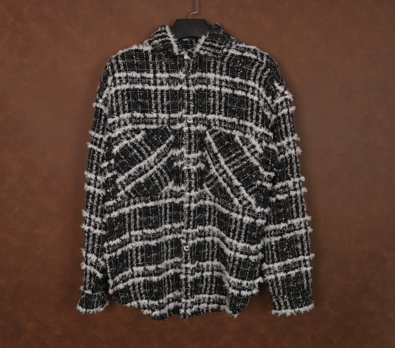 FaithConnexion Houndstooth Wool Jacket-yf