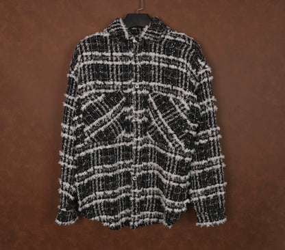 FaithConnexion Houndstooth Wool Jacket-yf