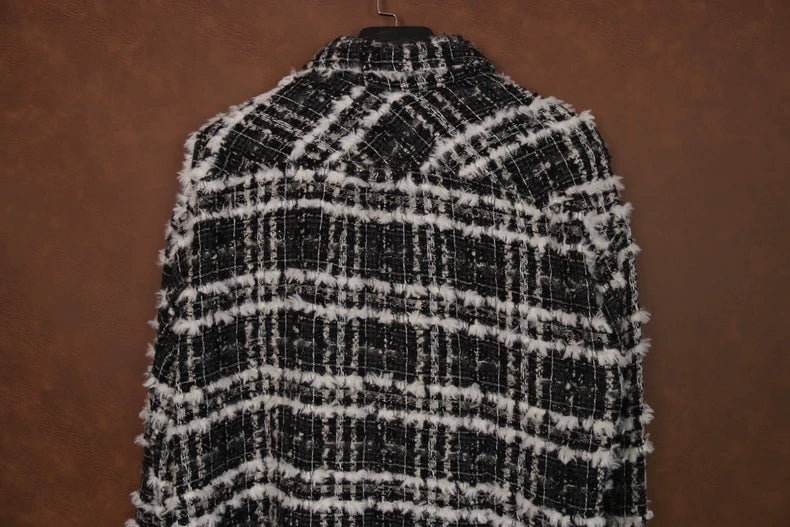 FaithConnexion Houndstooth Wool Jacket-yf
