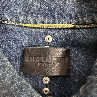 YSL Studded Denim Jacket Medium Size