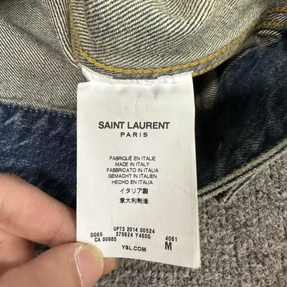 YSL Studded Denim Jacket Medium Size