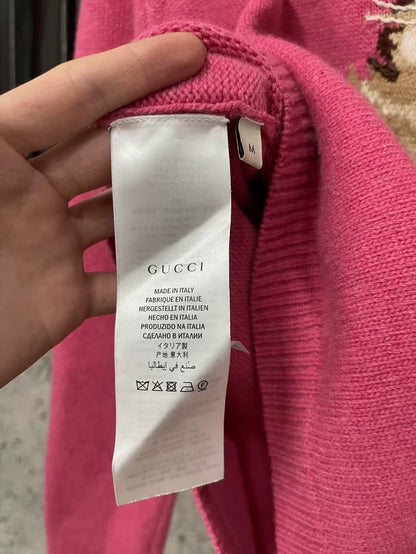 Gucci Cat Sweater in Pink Color