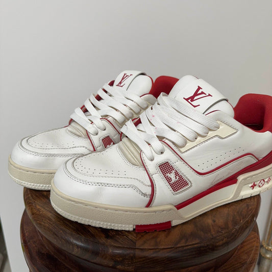 Louis Vuitton Trainer Mesh Logo Fashion Sneakers 0079