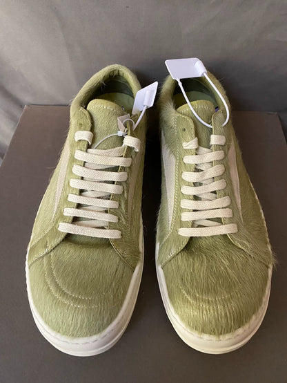 Rick Owens Green Pony Hair Sneakers-yf