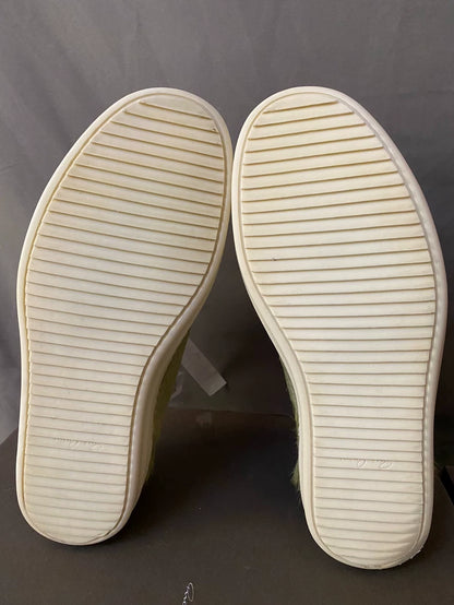 Rick Owens Green Pony Hair Sneakers-yf