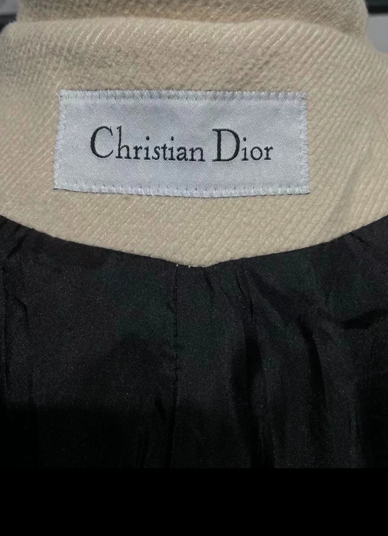 Vintage Dior Wool Double-Breasted Coat