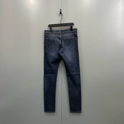 Saint Laurent Dark Blue Denim Pants