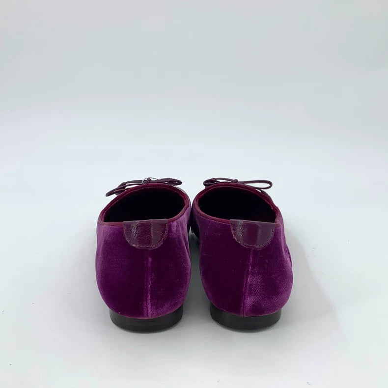 Tom Ford Purple Ballerina Flat Shoes