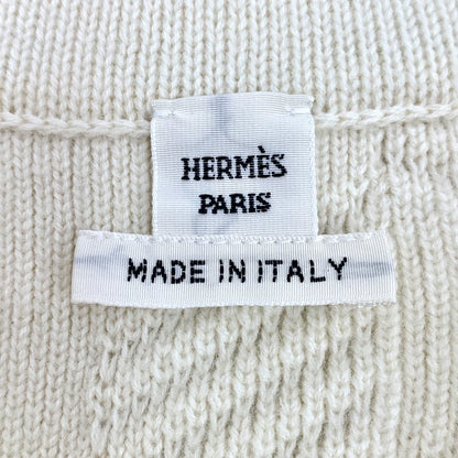 Hermes Beige Sleeveless Knit Dress