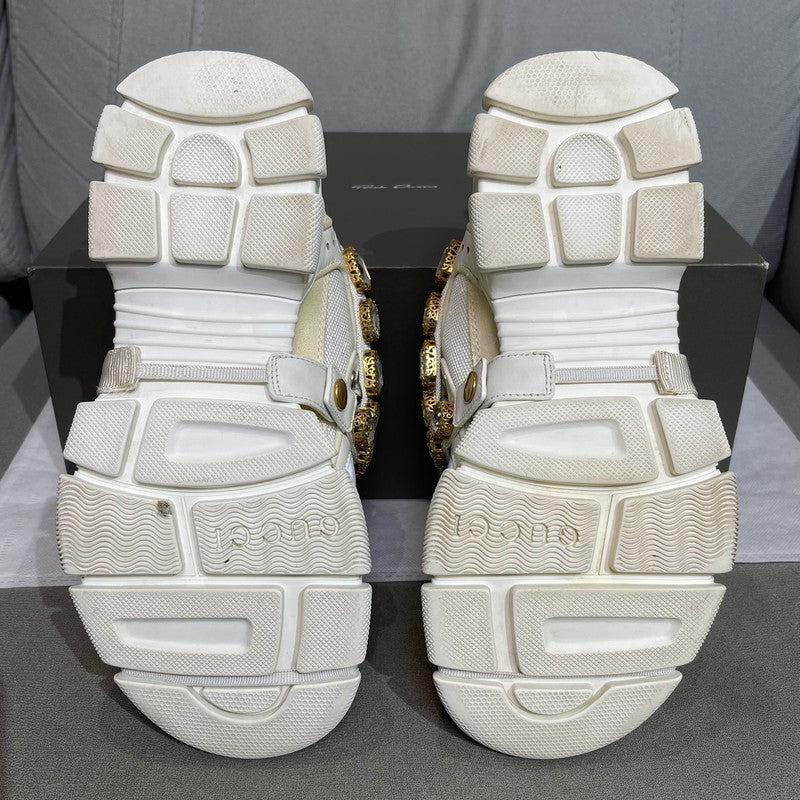 Gucci Flashtrek Strap Crystal Dad Shoes 0079