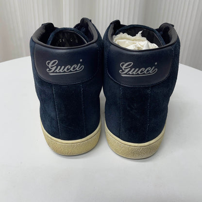 Gucci Suede High-Top Sneakers for Men 0079