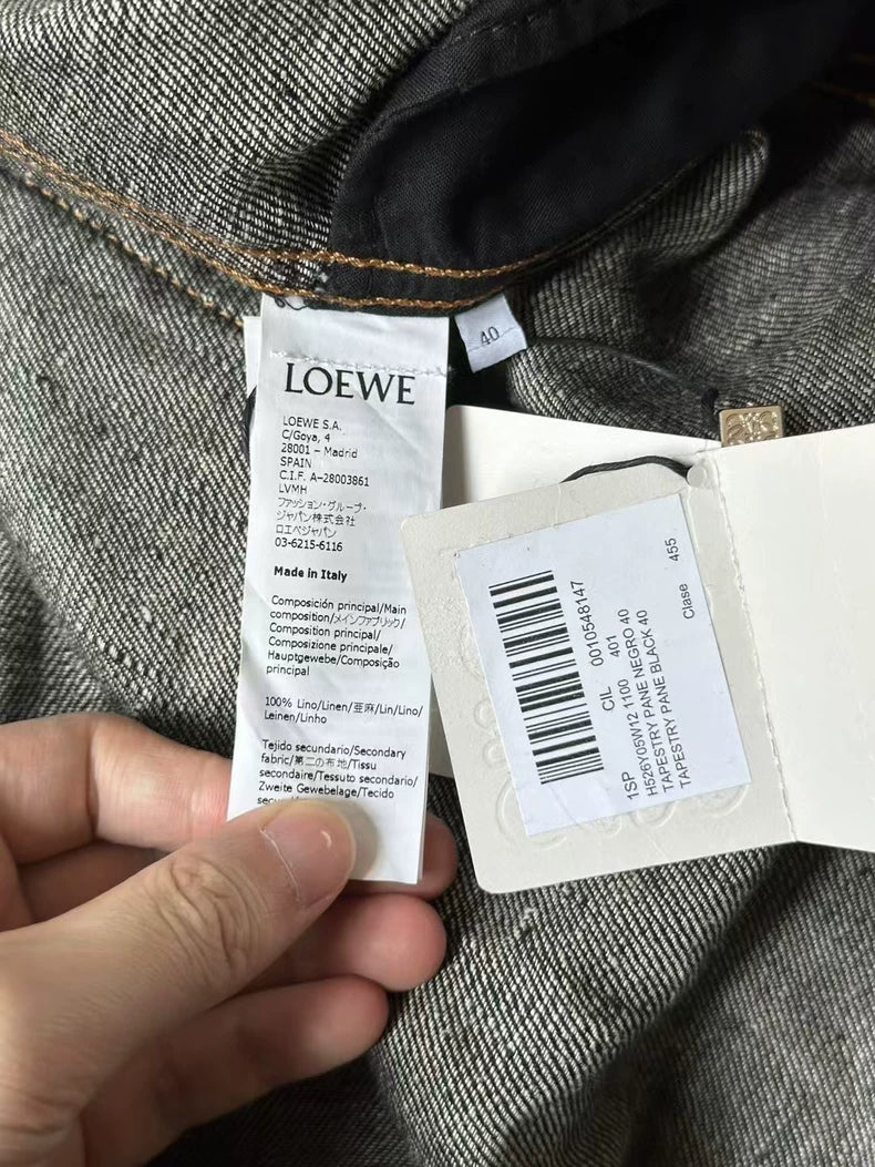 Loewe Embroidered Denim Jacket