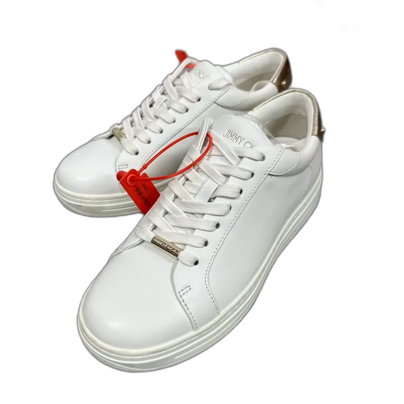 Jimmy Choo White Pearl Sneakers Size 36.5
