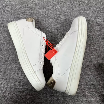 Jimmy Choo White Pearl Sneakers Size 36.5