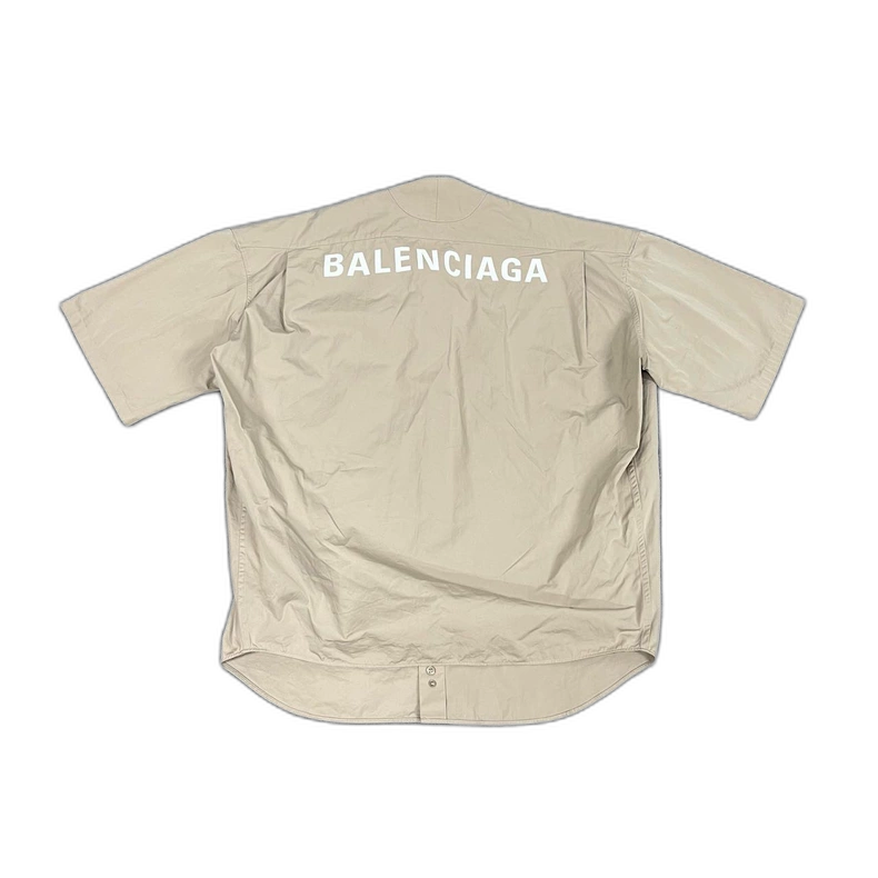 Balenciaga Logo Oversized Short Sleeve Shirt