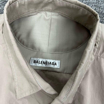 Balenciaga Logo Oversized Short Sleeve Shirt