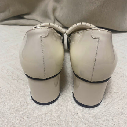 Gucci White Fringe Heel Shoes 0079