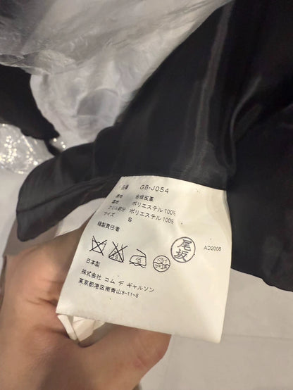 Comme des Garcons Heart Patch Leather Blazer