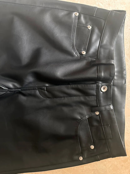 RickOwens Drkshdw 20FW Leather Pants