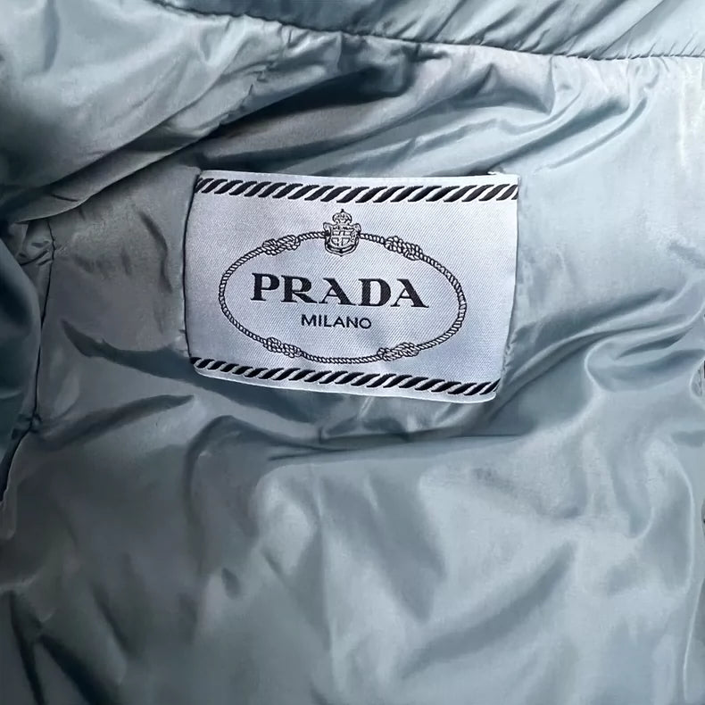 Prada Triangular Logo Padded Vest