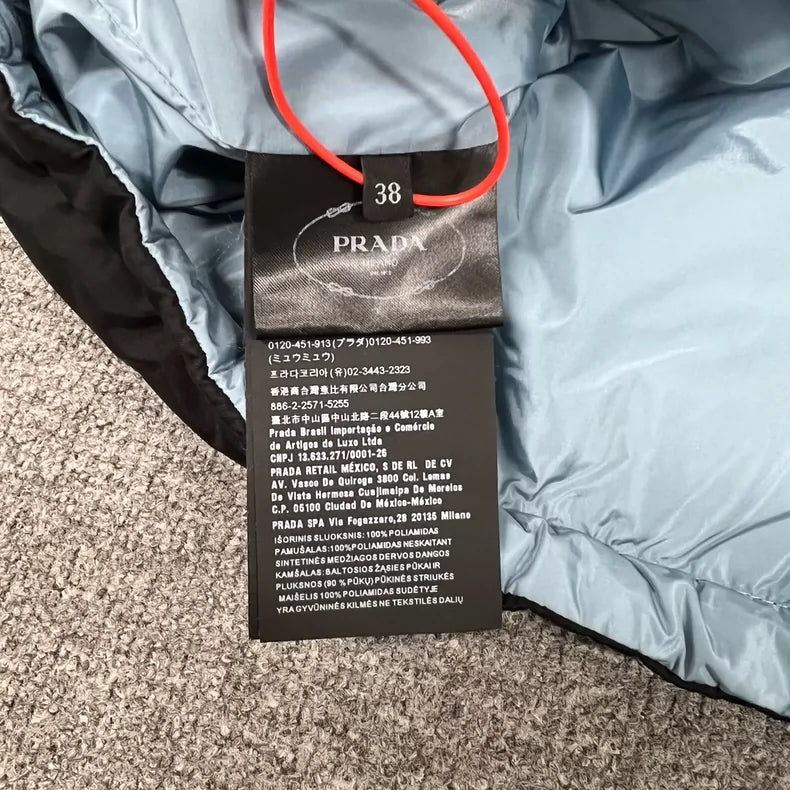 Prada Triangular Logo Padded Vest