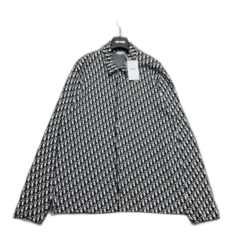 Dior Monogram Button-Up Shirt-zp