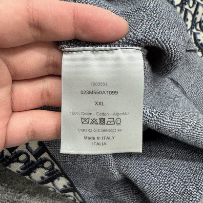 Dior Monogram Button-Up Shirt-zp