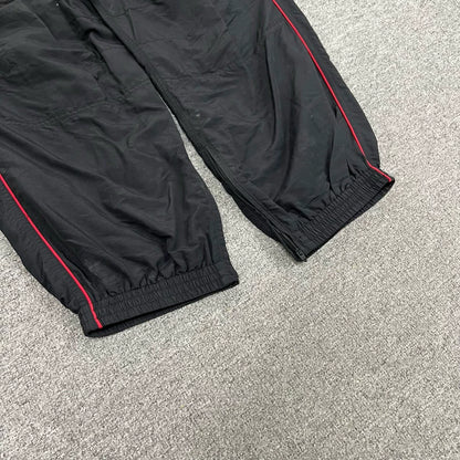 Balenciaga 3B Black Red Sports Pants