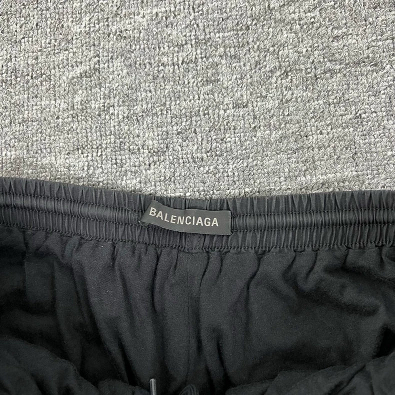 Balenciaga 3B Black Red Sports Pants