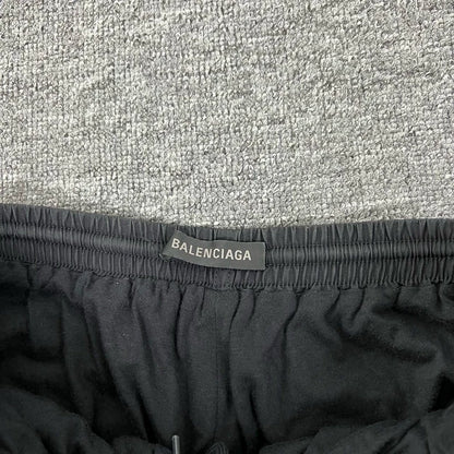 Balenciaga 3B Black Red Sports Pants
