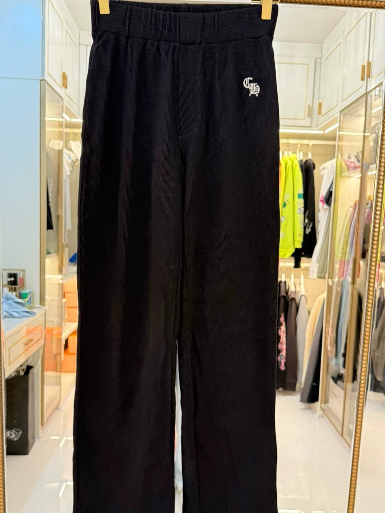 Chrome Hearts Waffle Pants in Black