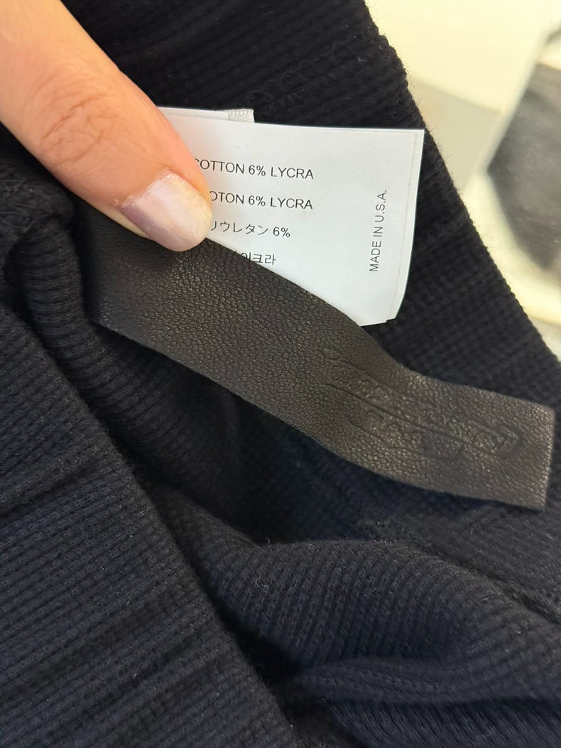 Chrome Hearts Waffle Pants in Black