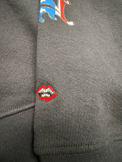 Chrome Hearts USA Flag Sleeve Hoodie-yf