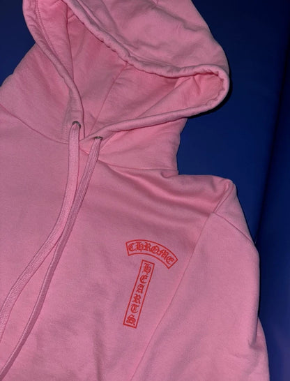 Chrome Hearts Pink Hoodie Limited Edition