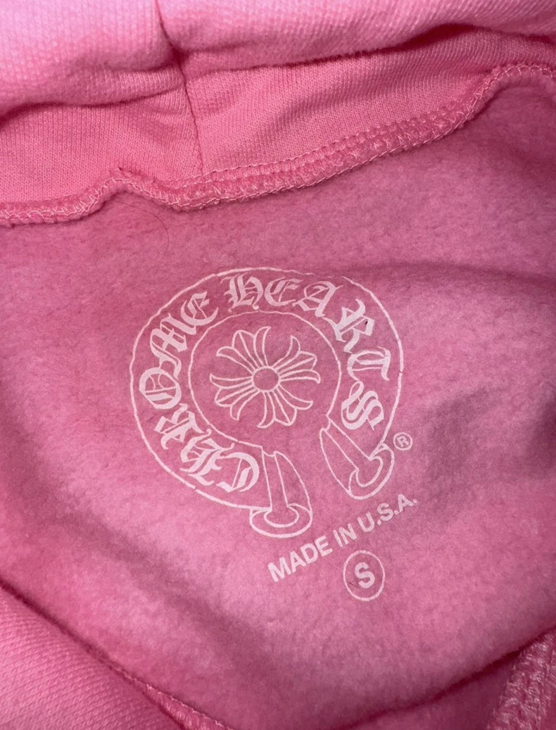 Chrome Hearts Pink Hoodie Limited Edition