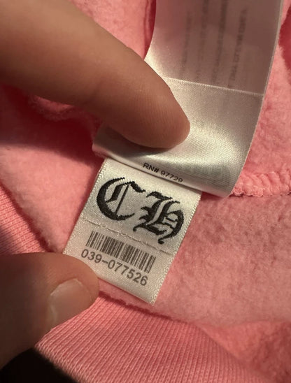 Chrome Hearts Pink Hoodie Limited Edition