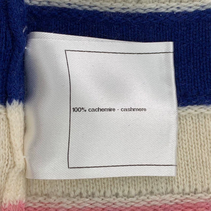 Chanel Colorful Stripe Cashmere Knit Top