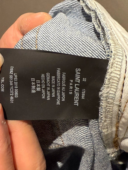 Saint Laurent Men's Denim Jeans