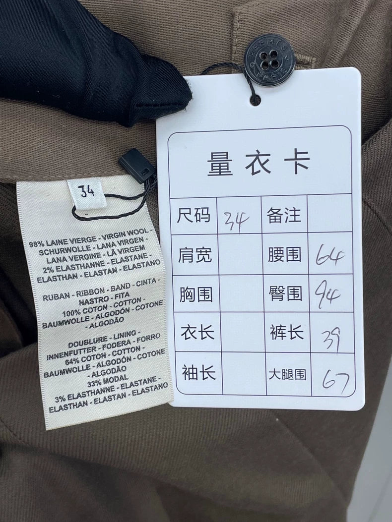 Hermes Wool Shorts in Size 34