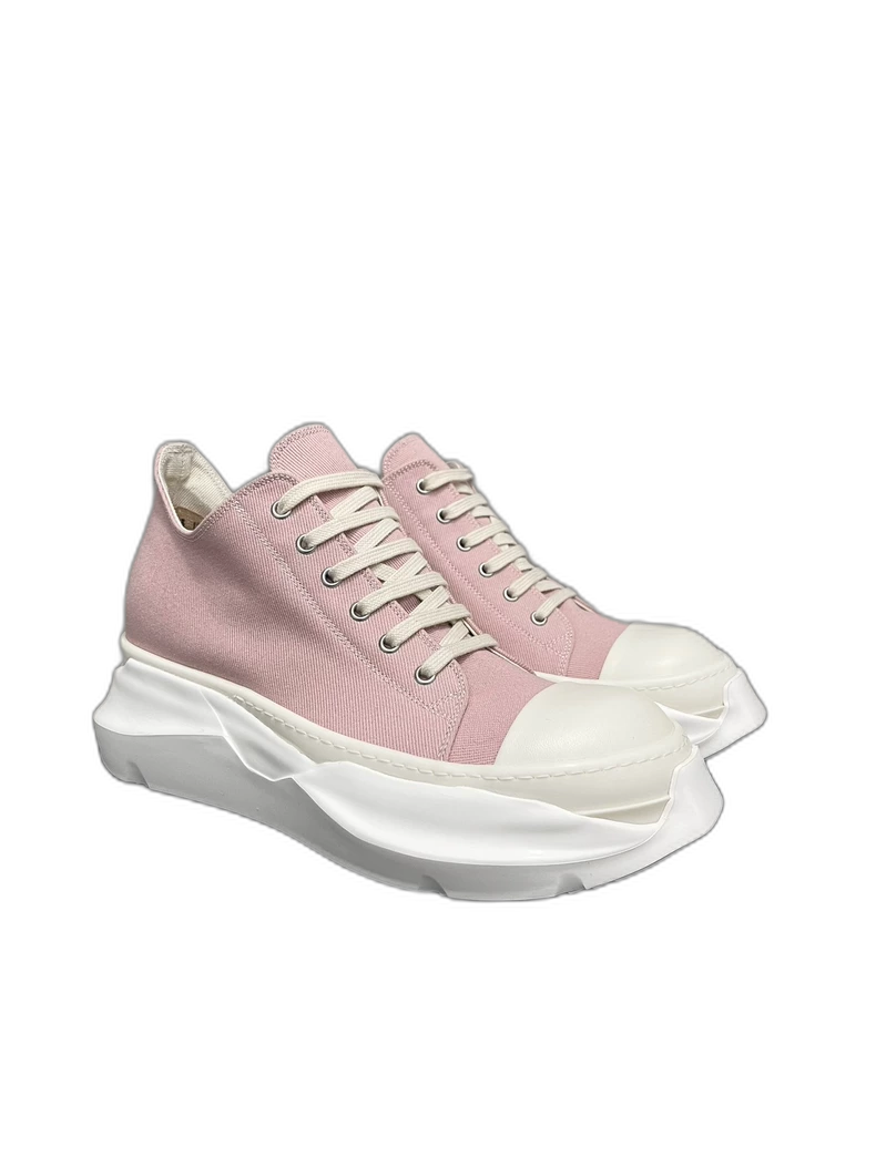 Rick Owens Pink Thick Sole Sneakers-yf