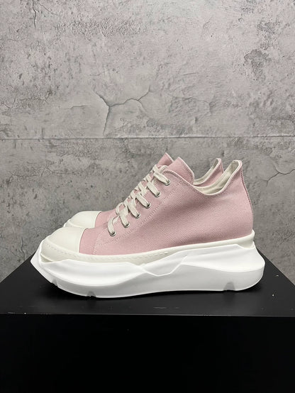 Rick Owens Pink Thick Sole Sneakers-yf